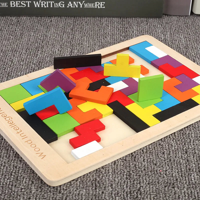 Drveni dječji tetris